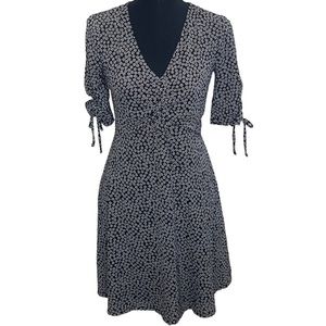 LC Lauren Conrad Print Fit and Flare Dress XS
